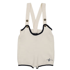 Sweet Threads Cream Noah Romper