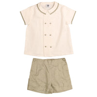 Noma Sage Covered Buttons 2Pc NSE438