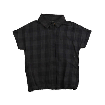 Noma Blue Toggle Hem Shirt (NSH791)