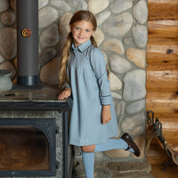 Nou Nelle Light Blue Shirt Dress