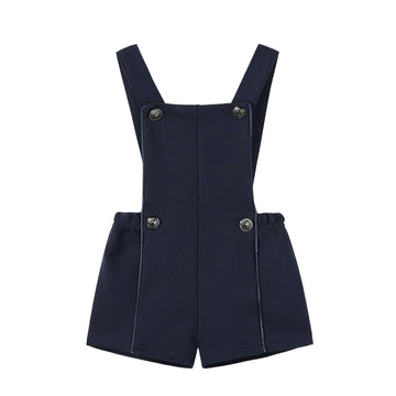 Nou Nelle Navy Double Breasted Romper