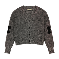 Retrokid Black/Cream Nora Knit Cardigan