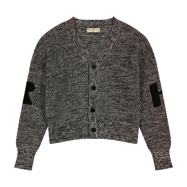 Retrokid Black/Cream Nora Knit Cardigan