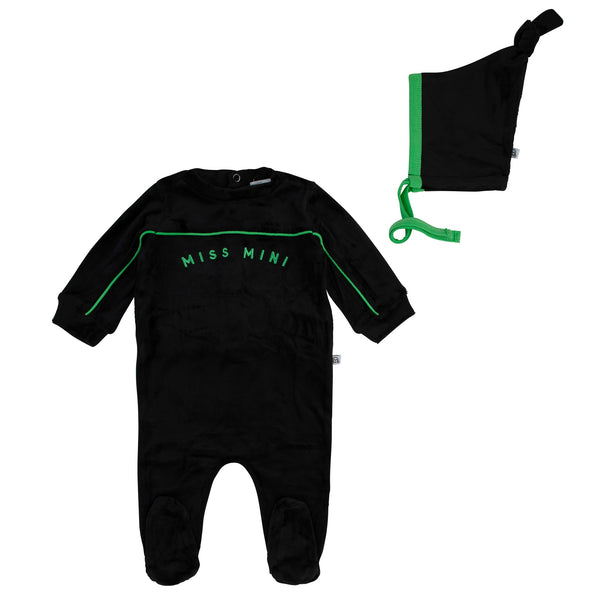 Miss Mini Onyx Romper - Boys