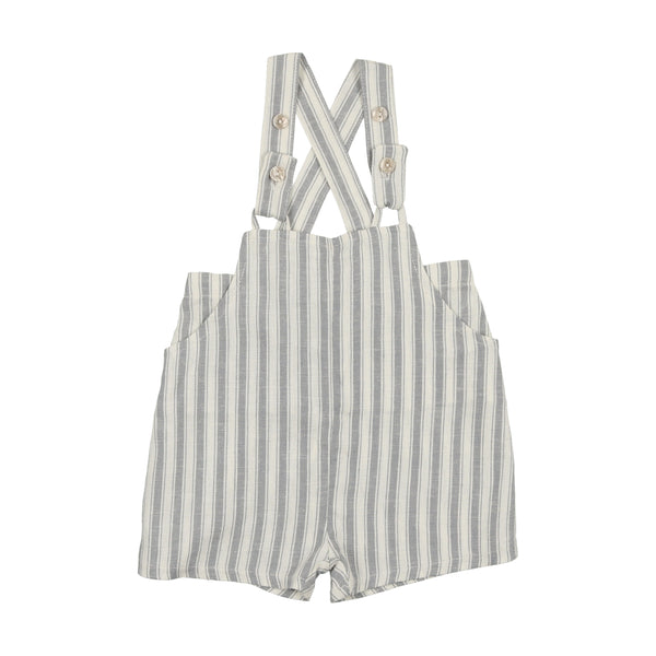 Analogie By Lil Legs Overalls Light Blue Stripe