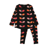 Bee & Dee Black Girls Organic Print Loungewear