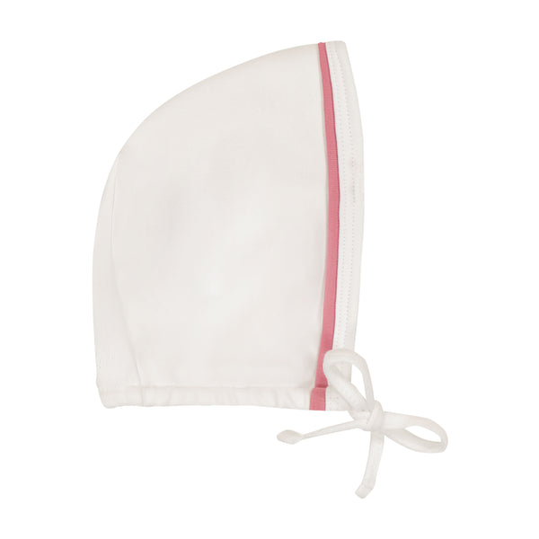Zeebra Kids Ivory/Mauve Outline Wrap Bonnet