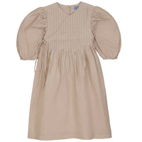 Pompomme Beige Textured Wrap Dress P7270