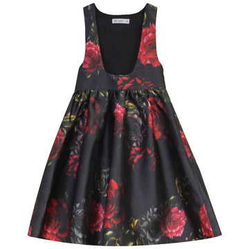 Pip + Pio Low Cut Floral Jumper - Black