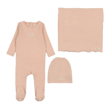 Lilette POINTELLE BEBE LAYETTE SET - Classic - Shell Pink