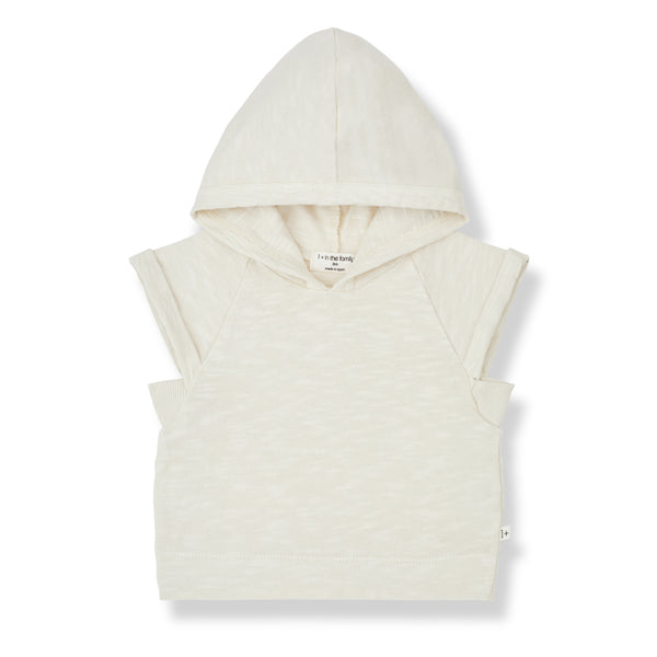 1+ In The Family Ivory Peppo Hood Top