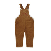 Coco Blanc Tan Long Corduroy Overalls (CB2049A)