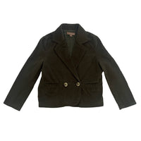 Orange Dimanche Green Corduroy Blazer