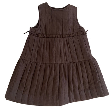 Orange Dimanche Brown Quilted Jumper