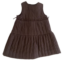 Orange Dimanche Brown Quilted Jumper