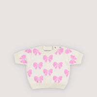 The New Society - Pinpilin Baby Jumper Pink Lavander Bow