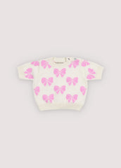 The New Society - Pinpilin Baby Jumper Pink Lavander Bow
