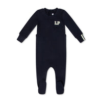 Little Parni Navy Blue LP Glow In The Dark Footie (PJ121)
