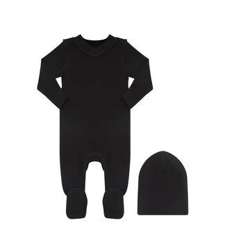 Little Parni Classic Footie Black
