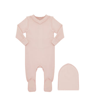 Little Parni Classic Footie Pink
