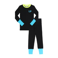 Little Parni Black/Blue Neon Pajamas with LP (PJ68 )