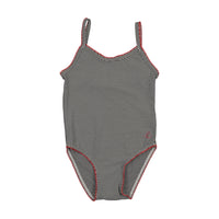 Bopop Girls Swimsuit - Pinstripe Anchor (Swimwear) PL788