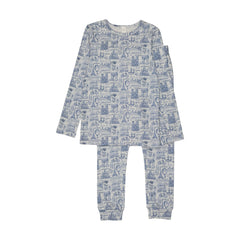 Bopop Toile Navy Pajamas