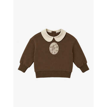 Madeleine Courier Patch Sweatshirt