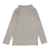 Lil Legs Printed Mocknecks Ecru Multi