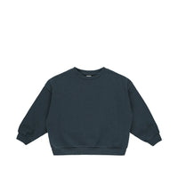 Rylee + Cru Relaxed Sweatshirt Indigo