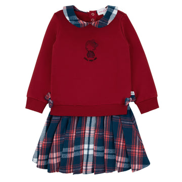 Miss Mini Plaid Pals Weekday Girl Dress