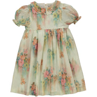 Bebe Organic Nostalgic florals Paris Special Dress- 3/4 Sleeves