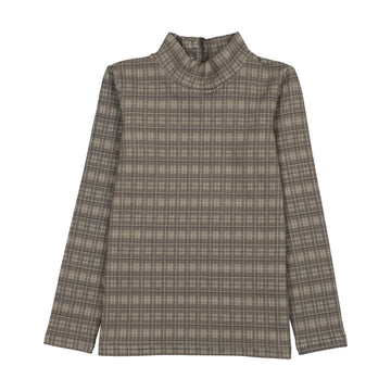 Secolo Patterned Turtleneck - Taupe