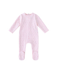 Minilabel Pink Butterfly All Over Print Footie-Girls