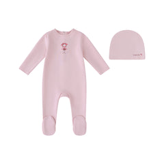 Minilabel Pink Doll Footie and Hat- Girls