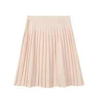 Nounelle Pleated Peach Skirt
