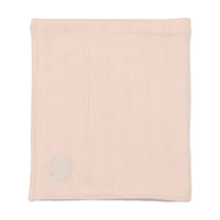 Bee & Dee Blossom Pink Pointelle Engraved Plaque Blanket