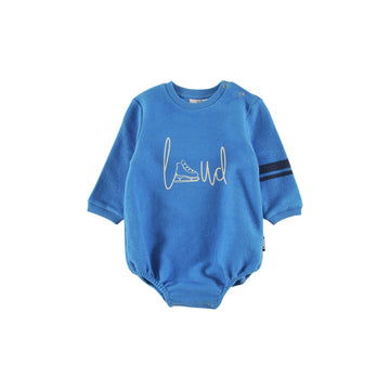 Loud Apparel Rays Baby Romper - Malibu Blue (UBR04)