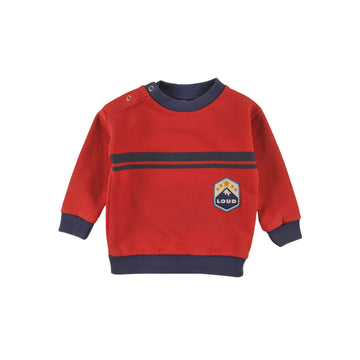 Loud Apparel Team Baby Sweater - Red Washed (UBT02)
