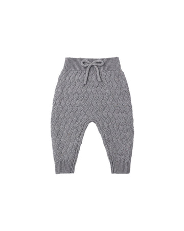 Quincy Mae Knit Pant Heathered Slate