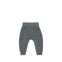 Quincy Mae Knit Pant Heathered Indigo