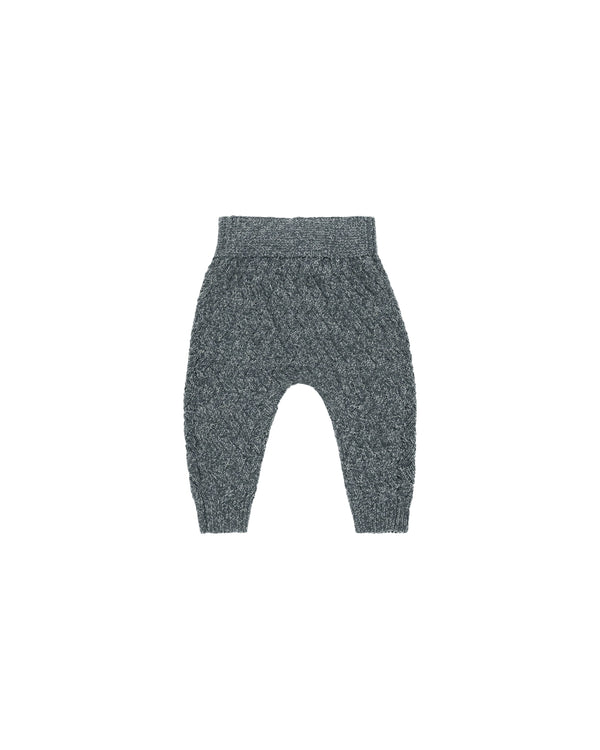 Quincy Mae Knit Pant Heathered Indigo