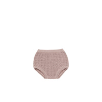 Quincy Mae Knit Bloomer Mauve