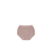 Quincy Mae Knit Bloomer Mauve