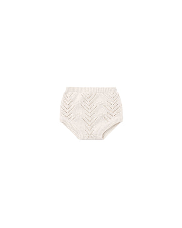Quincy Mae Knit Bloomer Heathered Oatmeal