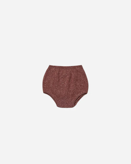 Quincy Mae Heathered Plum Knit Bloomer
