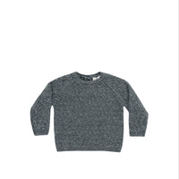 Quincy Mae Knit Sweater Heathered Indigo