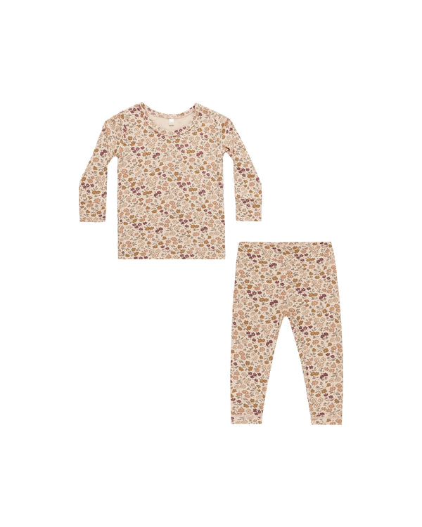 Quincy Mae Bamboo Pajama Set Posy