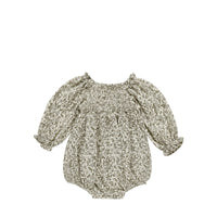 Quincy Mae Eden Romper Green Garden