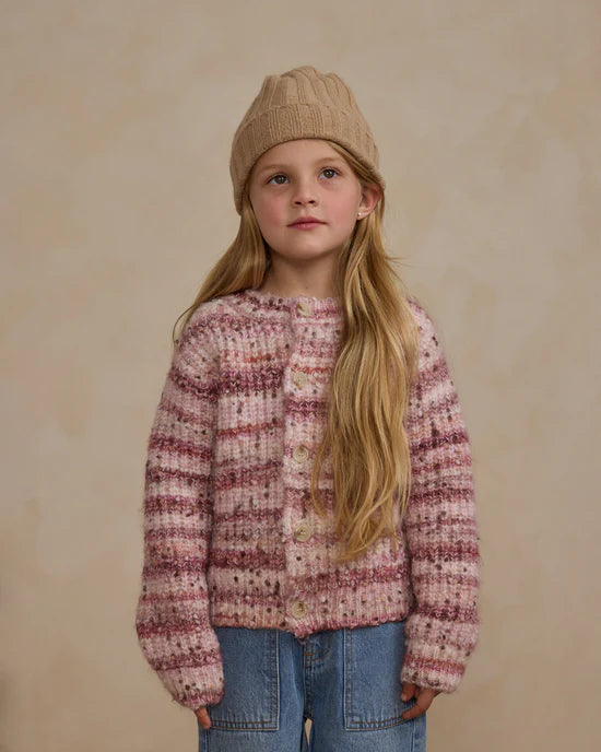 Rylee + Cru Cheyenne Cardigan Pink Multi Stripe